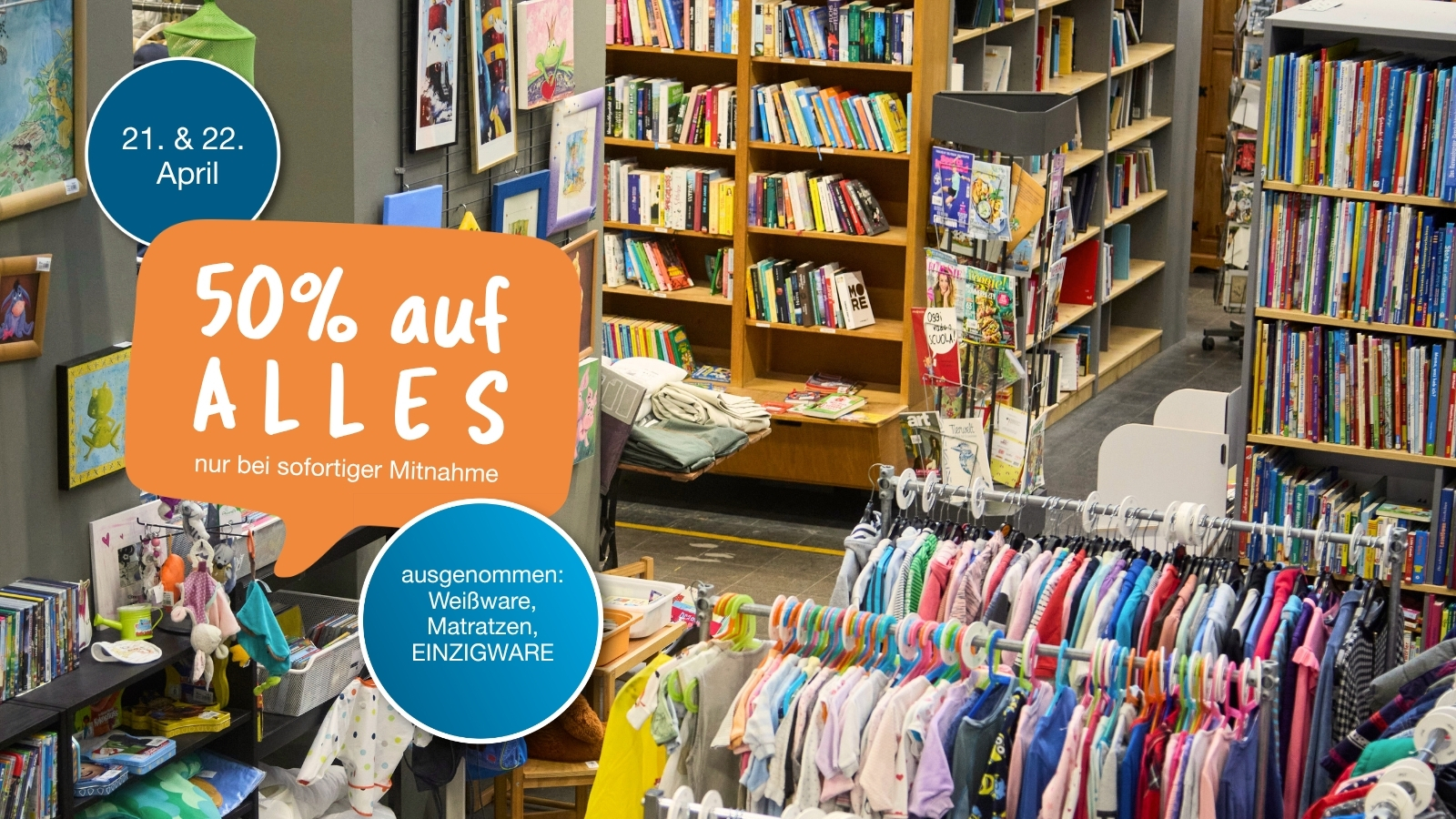 21u22APR 50Prozent auf Alles